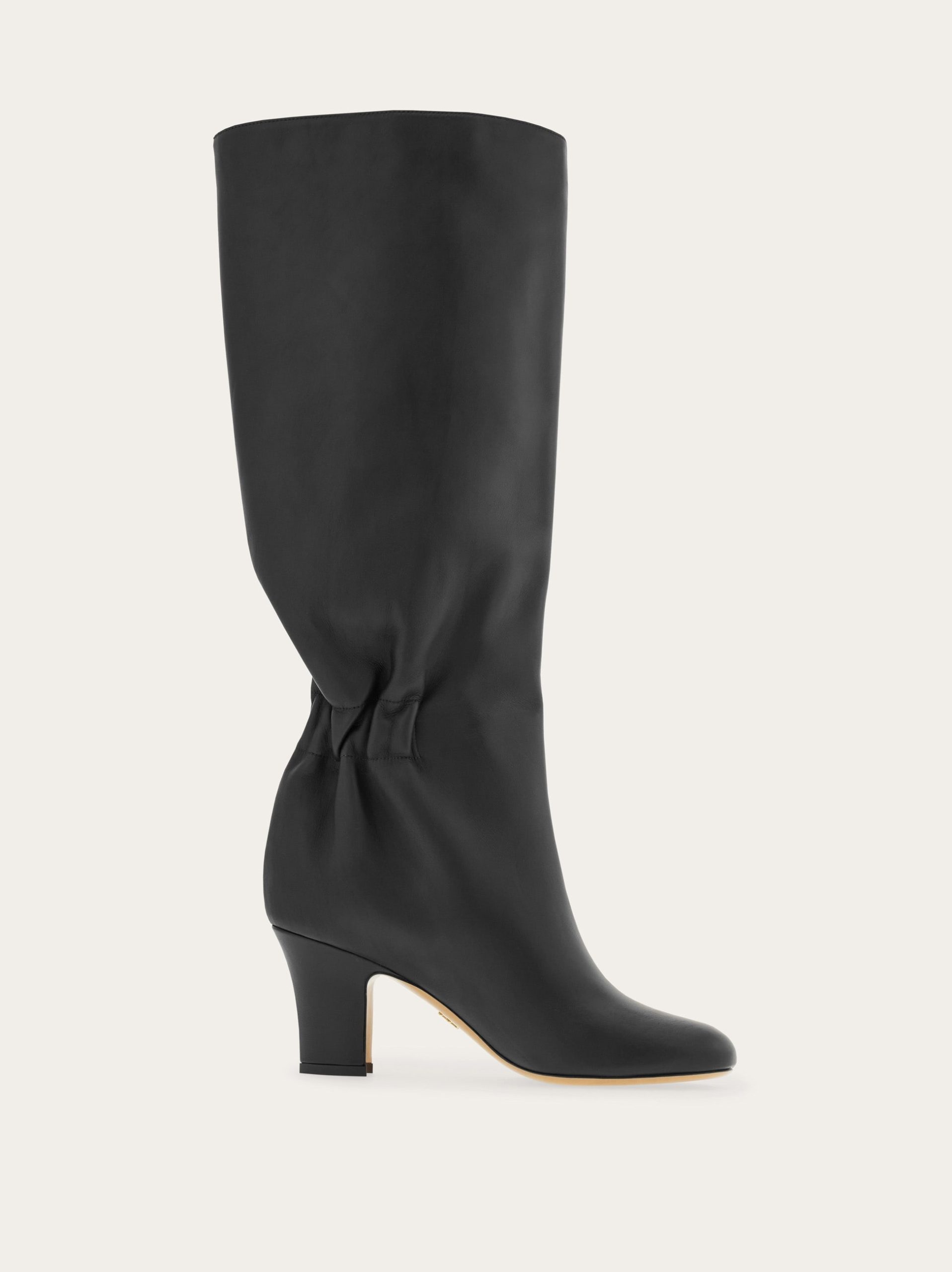 Ferragamo Knee boot with ruched detail - Image 6